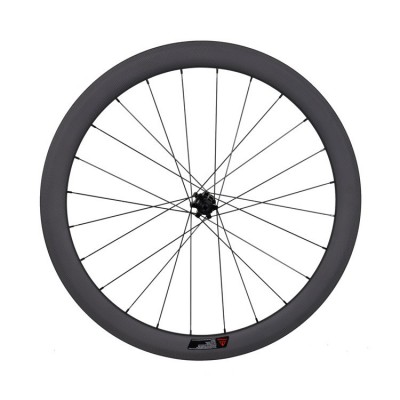 Chinese 23mm Width 50mm Depth Carbon Wheels 700C Clincher Front